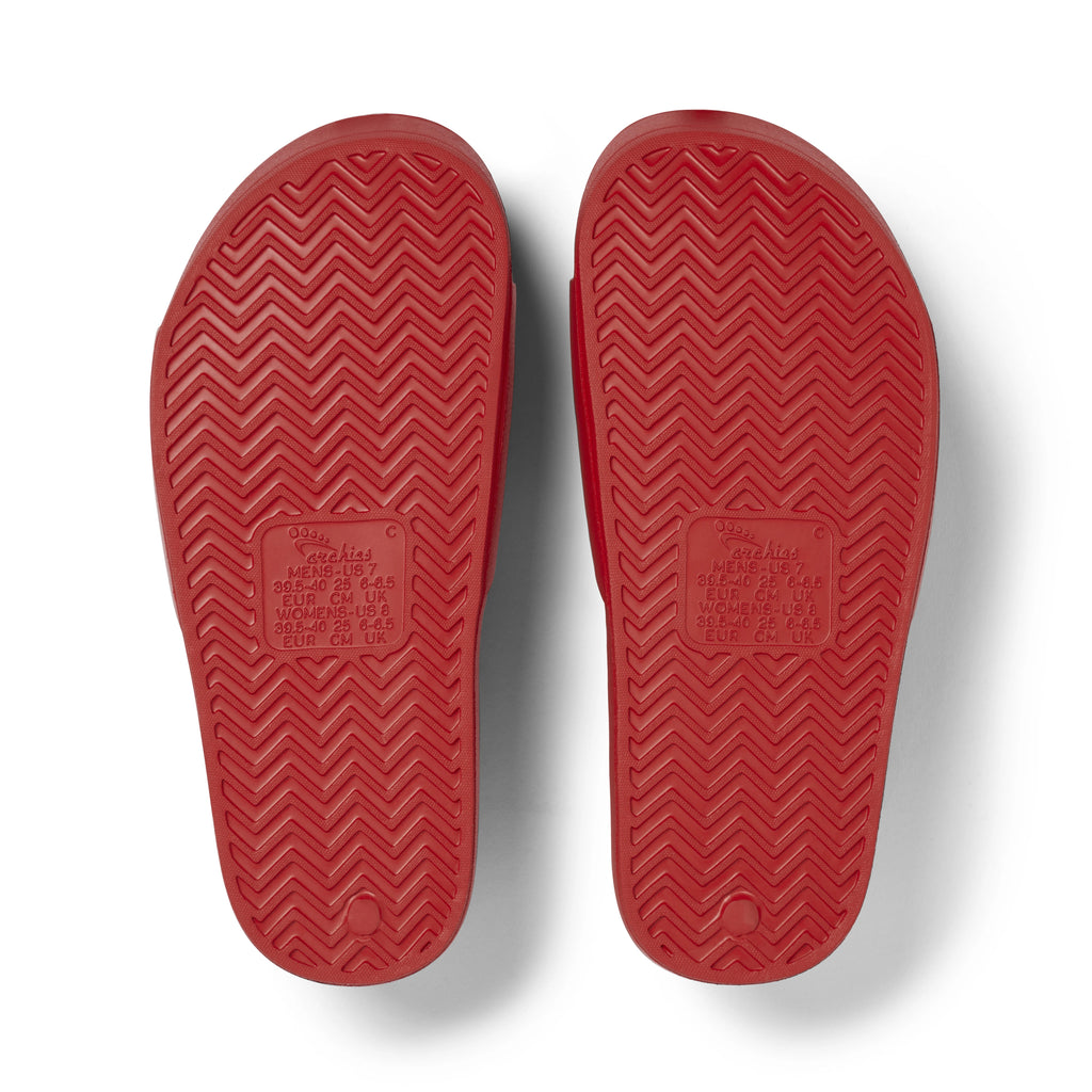 Arch Support Slides - Classic - Chili Red