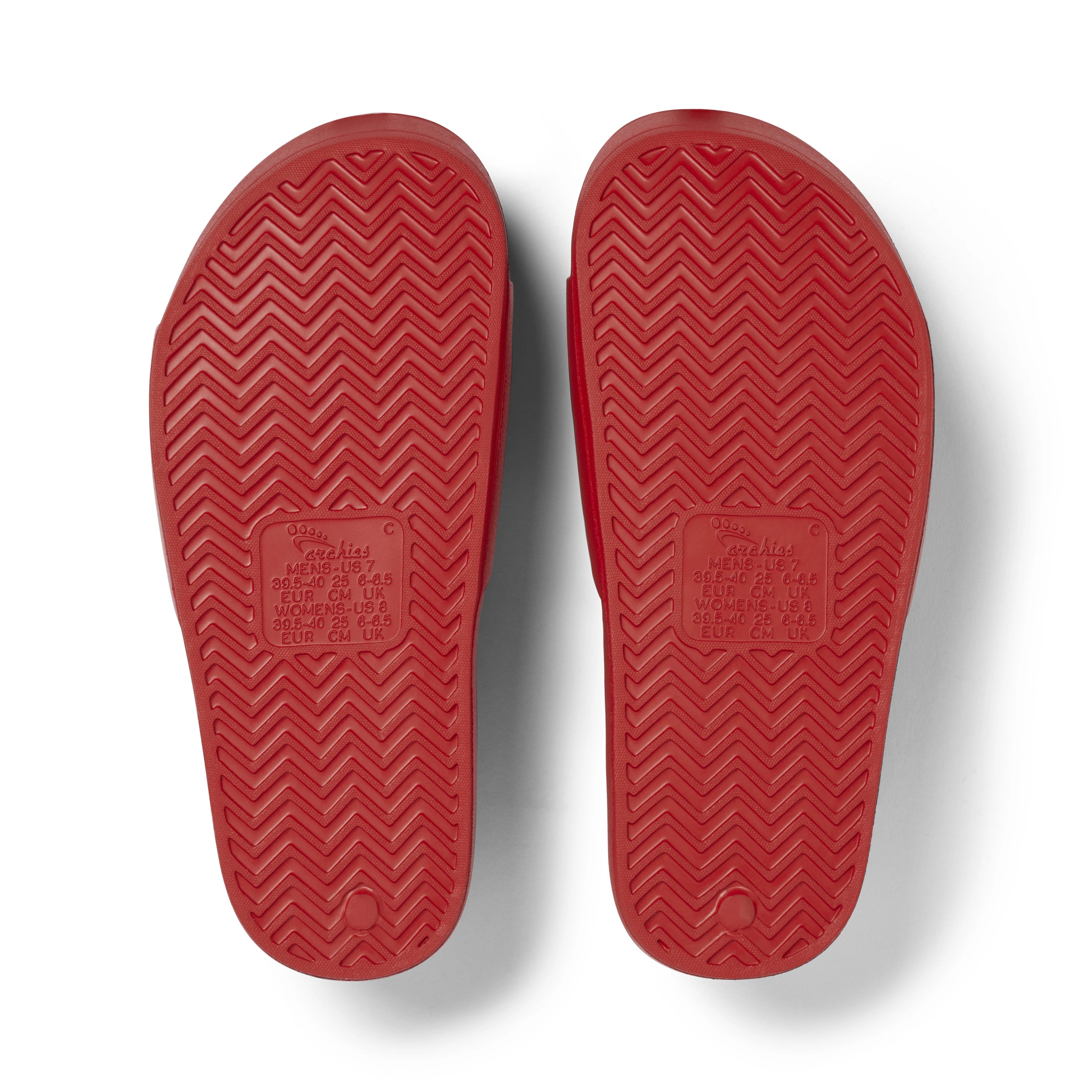 Arch Support Slides - Classic - Chili Red