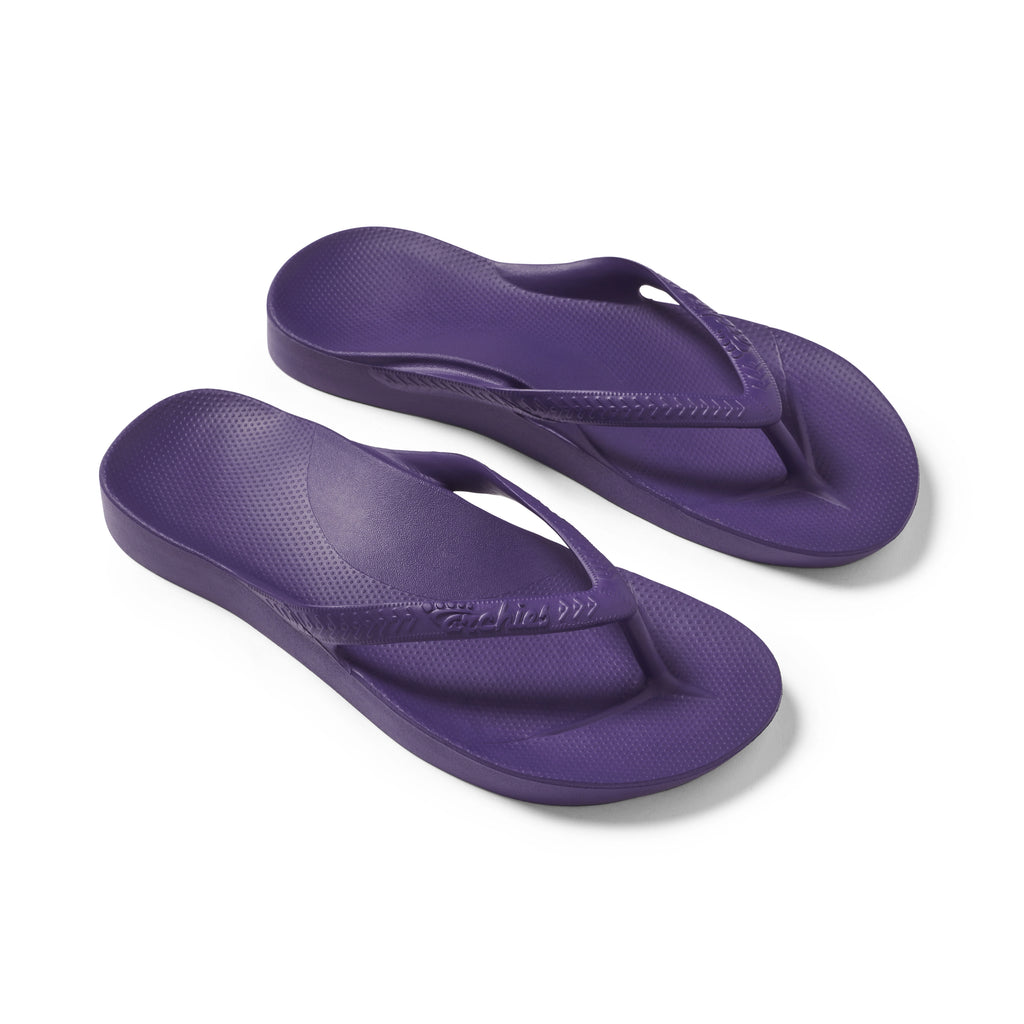 Arch Support Flip Flops - Classic - Acai Purple