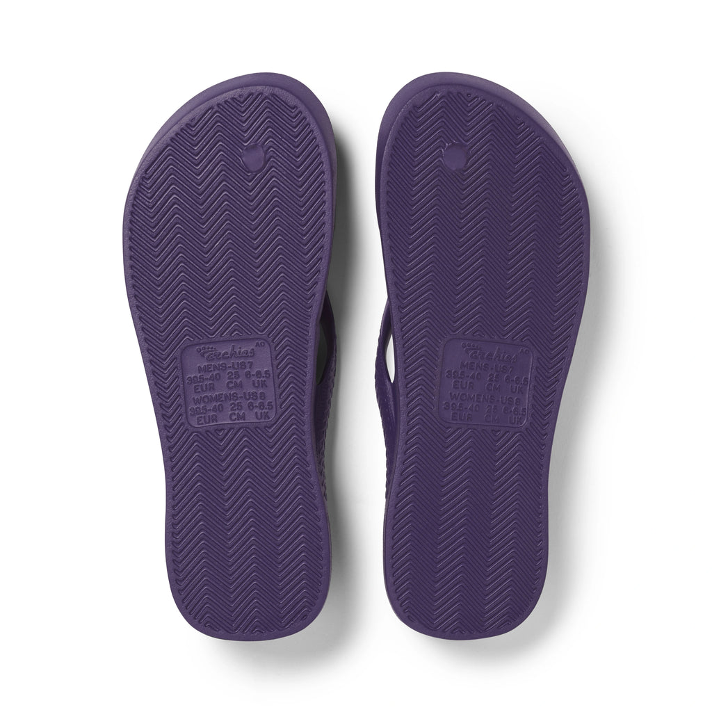 Arch Support Flip Flops - Classic - Acai Purple
