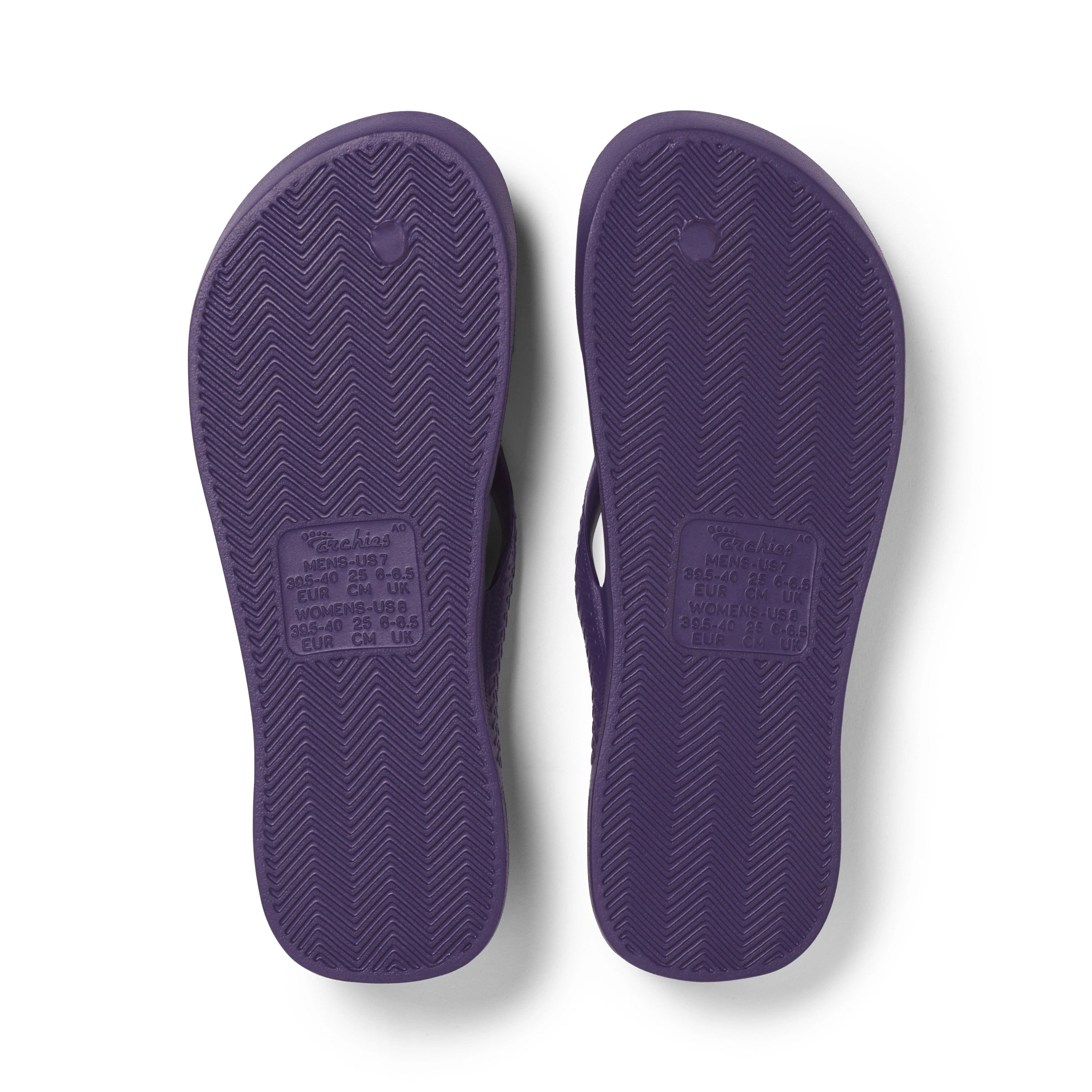 Arch Support Flip Flops - Classic - Acai Purple