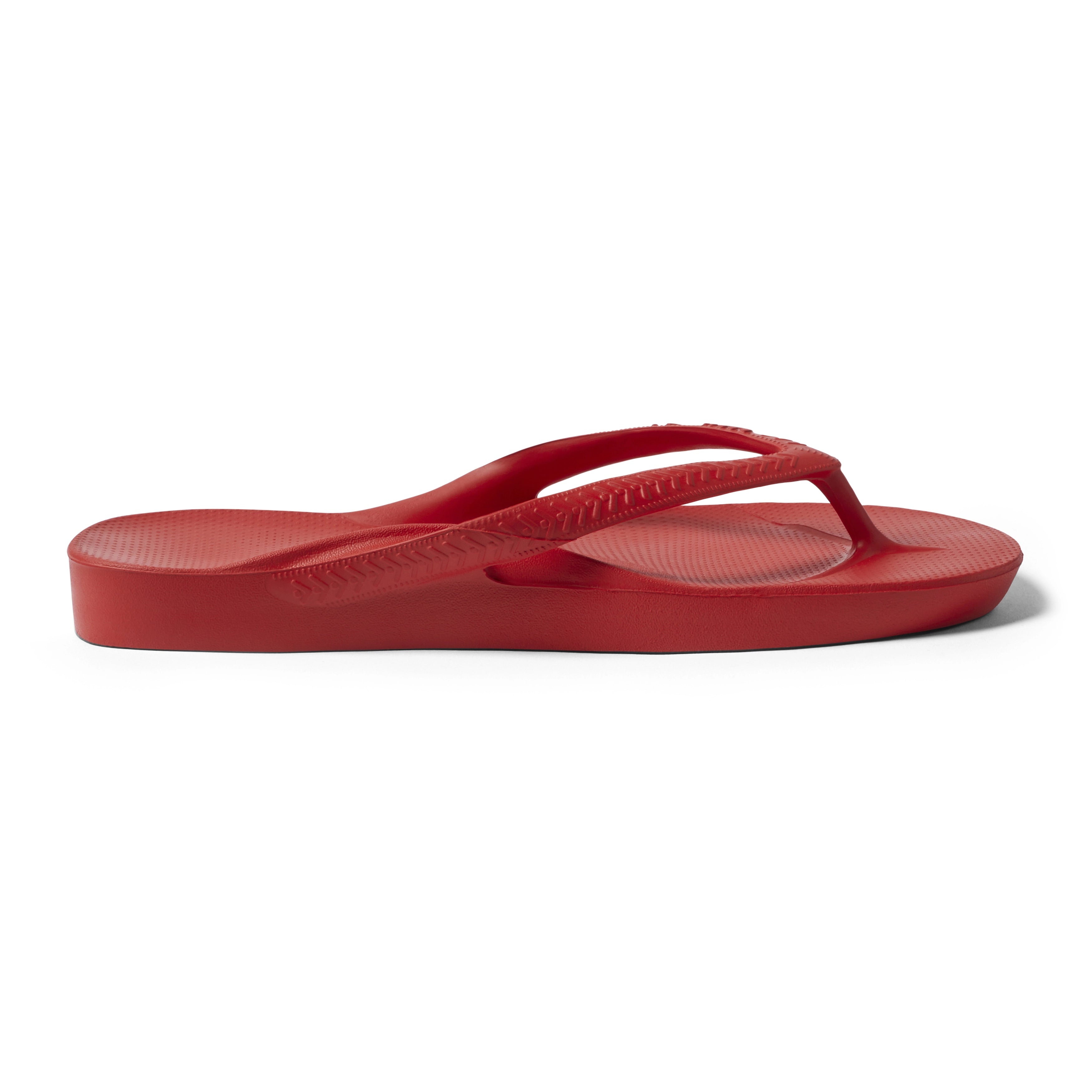 Arch Support Flip Flops - Classic - Chili Red