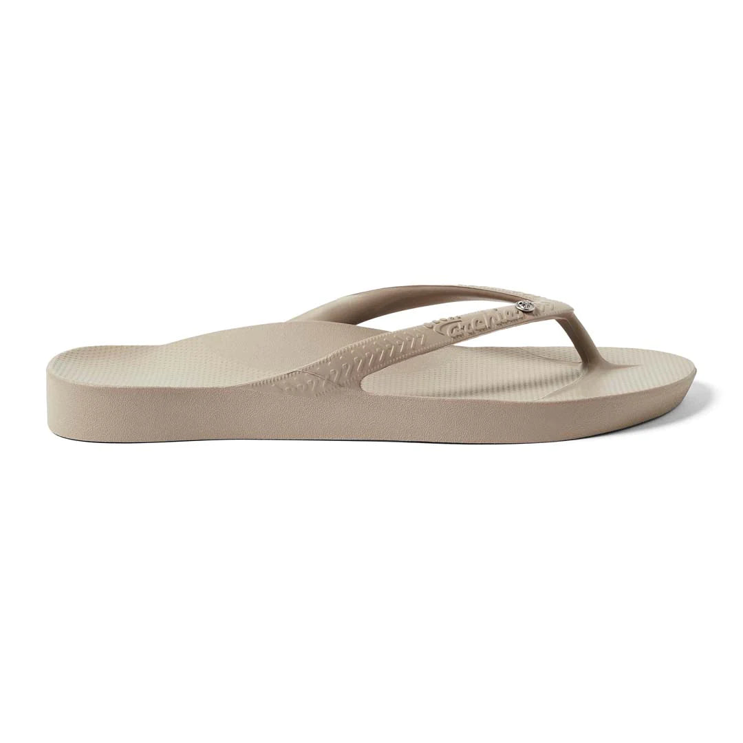 Arch Support Flip Flops - Classic - Crystal Taupe